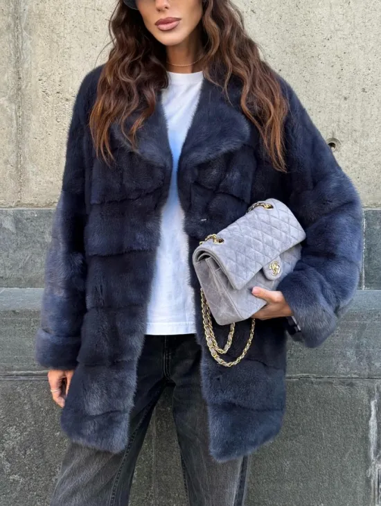 Короткая норковая шуба - автоледи - фото 2