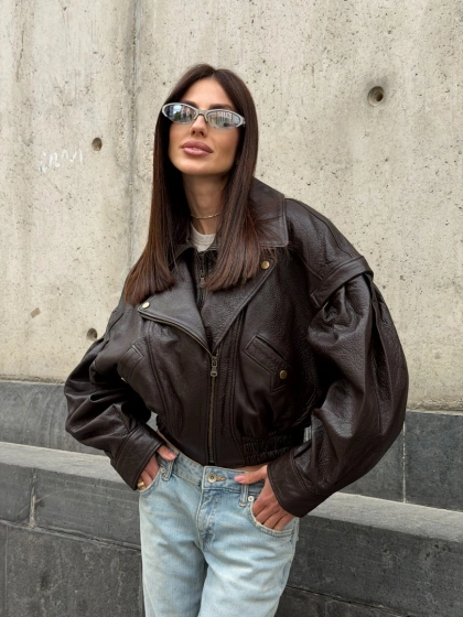 Куртка‑бомбер «Street‑style» с рукавами‑буфами - фото 20